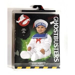 Ghostbusters Stay Puft Costume Infant (3-6 Months) New Halloween